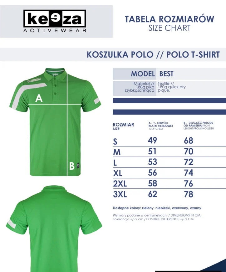 Koszulka Polo KEEZA Best Leśnik Słone - obrazek 2